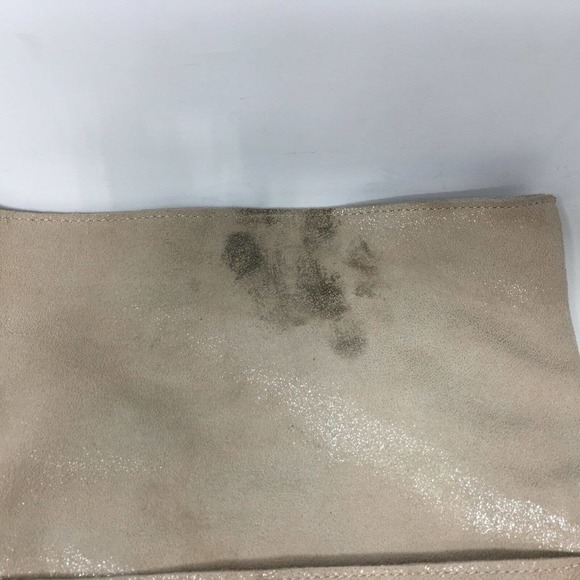 Moda Luxe Gianna Leather Clutch, Women's Size OS - Beige FLAW - Picture 8 of 13